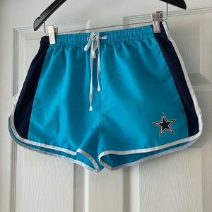Authentic NFL Dallas Cowboys Shorts Size XL Aqua